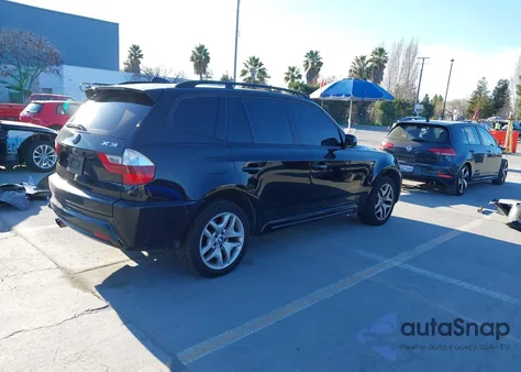 2008 BMW X3 3.0Si from USA, damaged, VIN WBXPC93498WJ19301